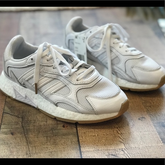 adidas Shoes - Adidas White Tresc Run J Sneakers NEW